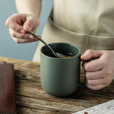 MartBig 14oz Ceramic Coffee Mugs – Set of 6, Reactive Glaze