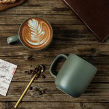 MartBig 14oz Ceramic Coffee Mugs – Set of 6, Reactive Glaze